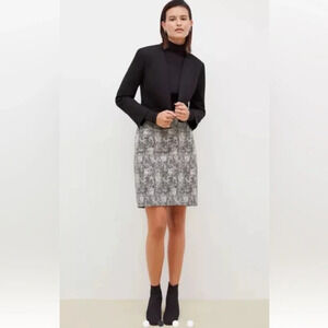 MM Lafleur The Noho Skirt Crackle Pencil Career Womens Size 6 (382)